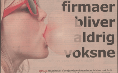 Ejerledede firmaer bliver aldrig voksne